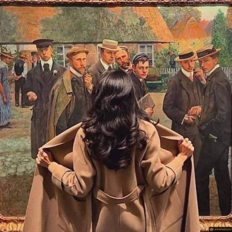 Tableau de voyeurs