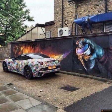 Tag spray voiture