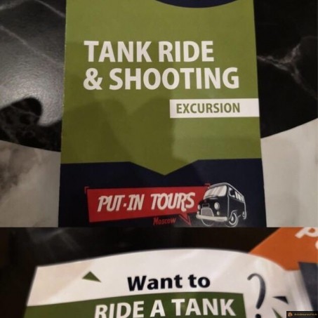 Tank Ride, J'adore la russie