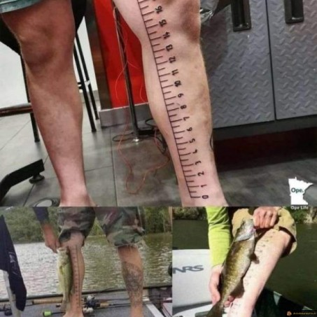 Tatoo règle pour pecheur