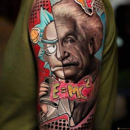 Tattoo E=mc2