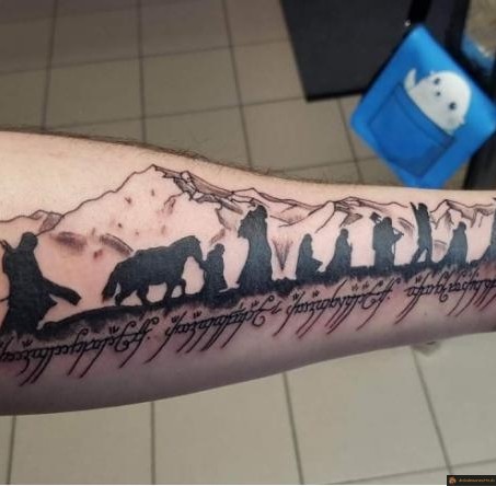 Tattoo Seigneur des anneaux