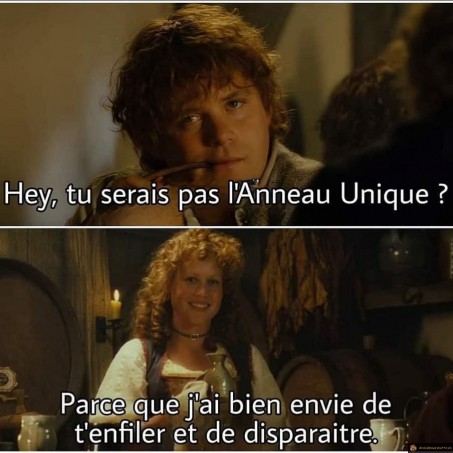 Technique de drague Hobbit
