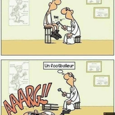 Test reflexe chez le médecin
