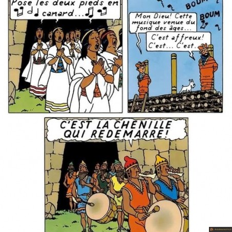 Tintin et la malédiction de la chenille