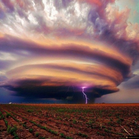 Tornade ou nuage bizarre?