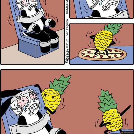 Torture pizza ananas