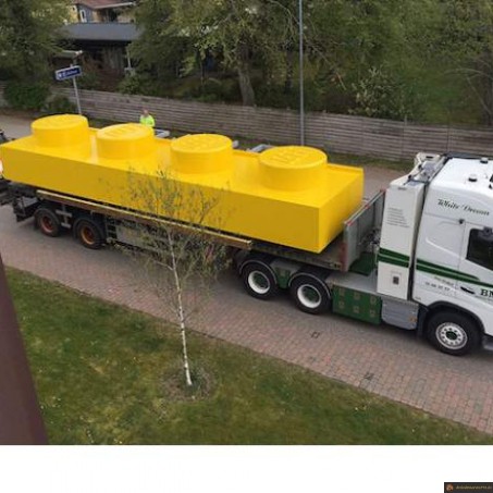 Transport lego géant