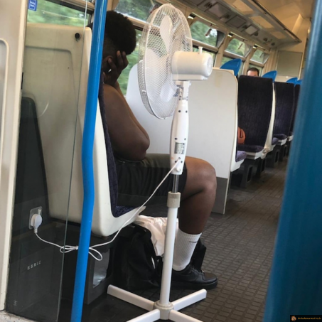 Trop chaud dans le bus