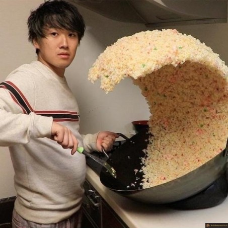 Tsunami dans le wok
