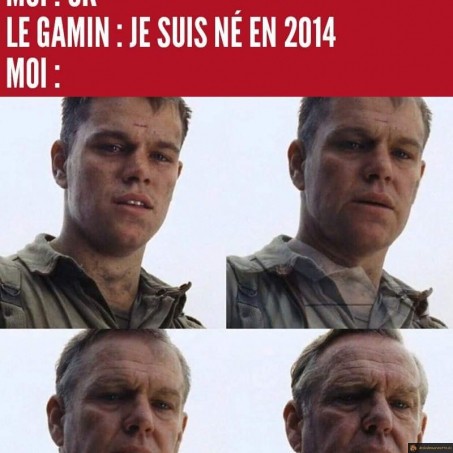 Tu te sens vieux du coup