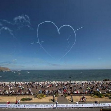 Un coeur dans le ciel
