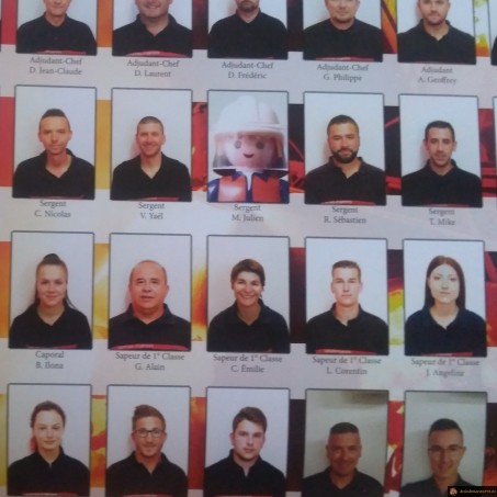 Un intru chez les pompiers