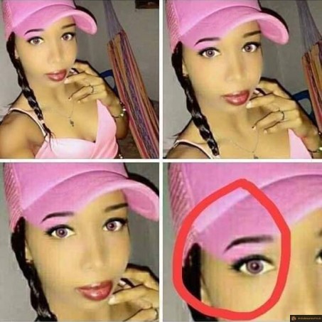 Un selfie photoshopé, encore?