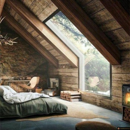 Une vue relaxante depuis son lit