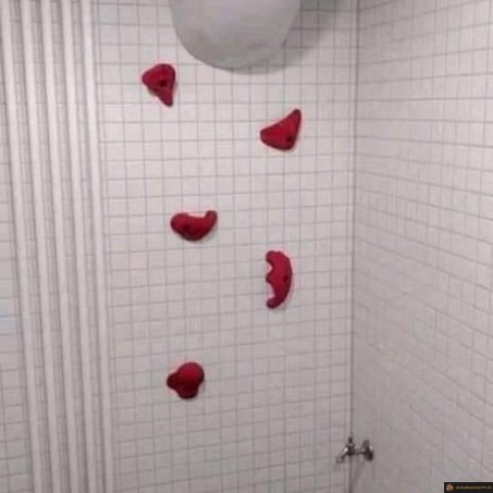 Urinoir pour fan d'escalade