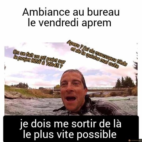 Vendredi au bureau