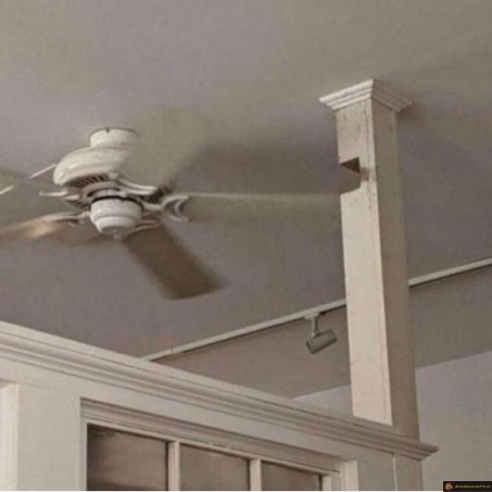 Ventilateur trop grand