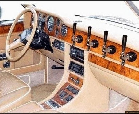 Voiture option pompe à bière