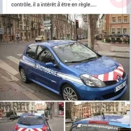 Voiture rotisserie