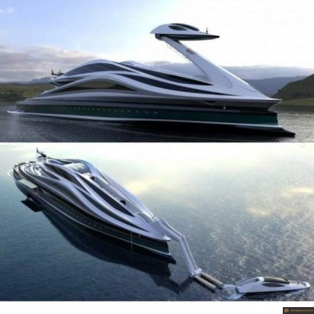 Yacht cygne