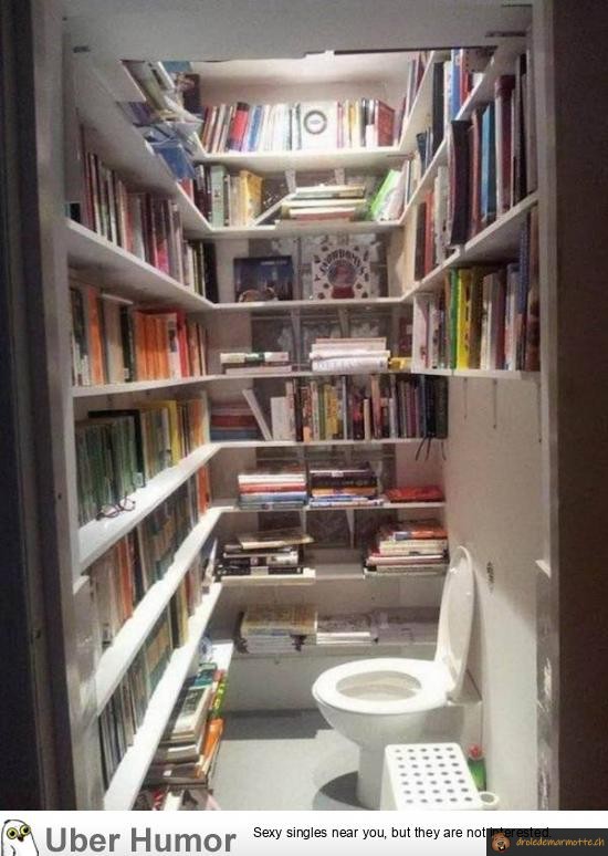 Amateur de lecture au wc