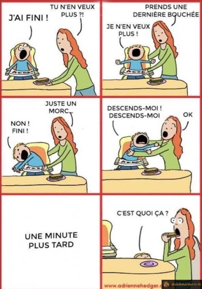 Bébé a faim
