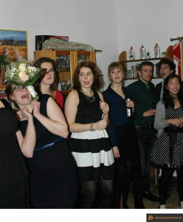 Bouquet de la mariée, non pas moi