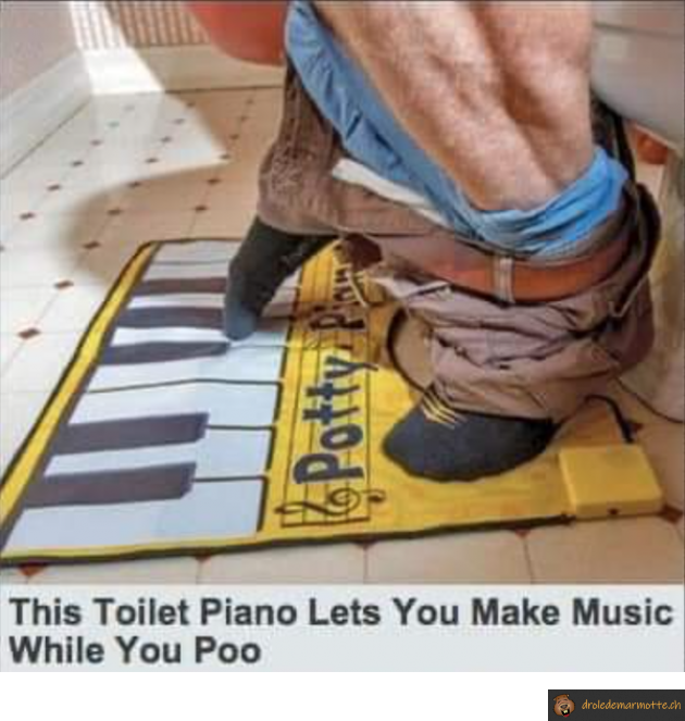 Camoufler les bruits au wc