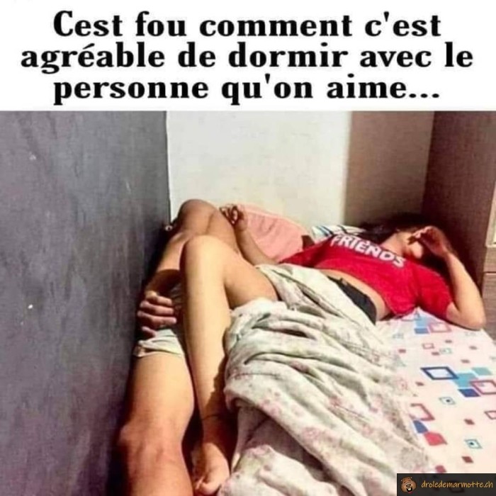 Dormir avec la personne qu'on aime