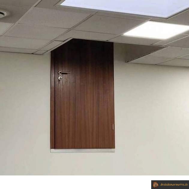 Encore une porte bien placée