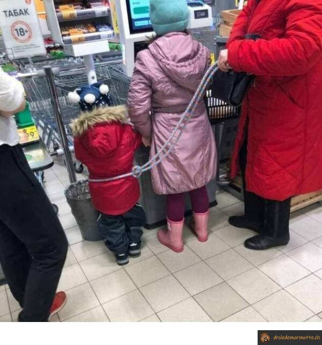 Faire les courses avec ses enfants