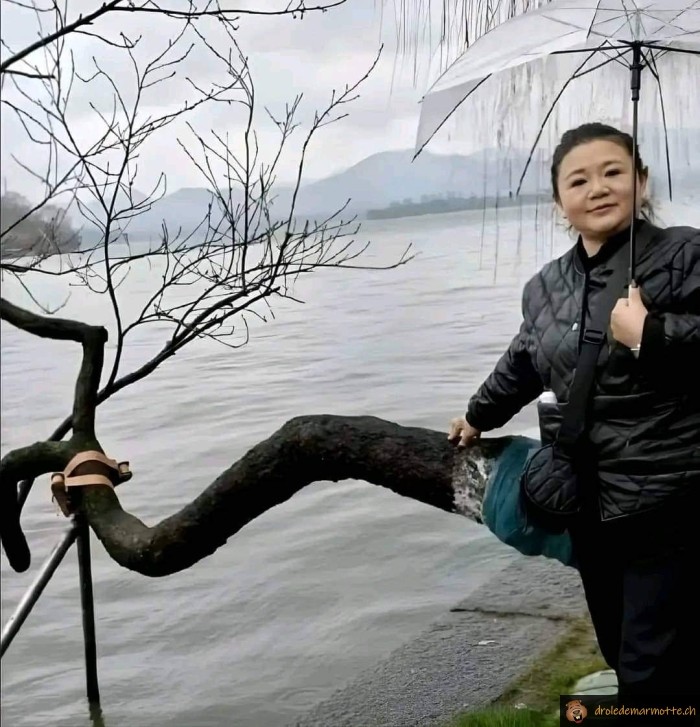 Femme avec longue jambe