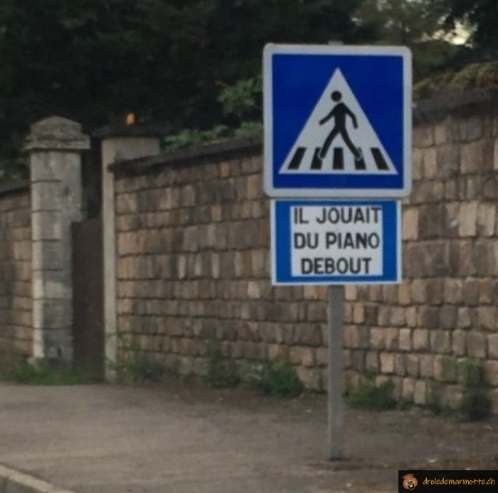 Il jouait du piano debout