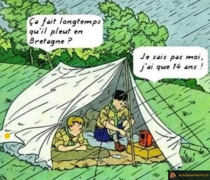 Il pleut en bretagne
