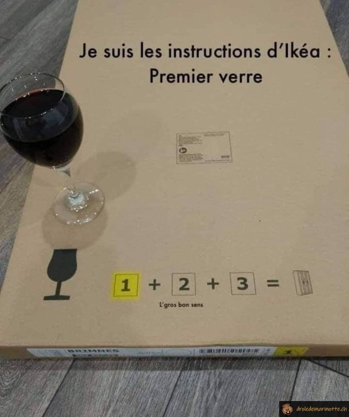 Instruction Ikea: 1ere étape