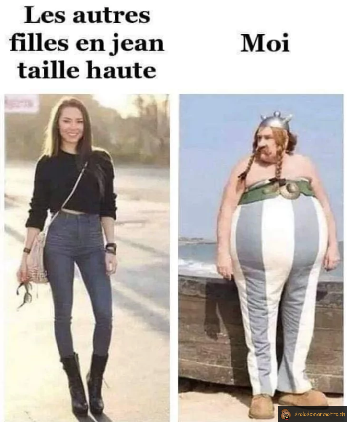 Jean taille haute