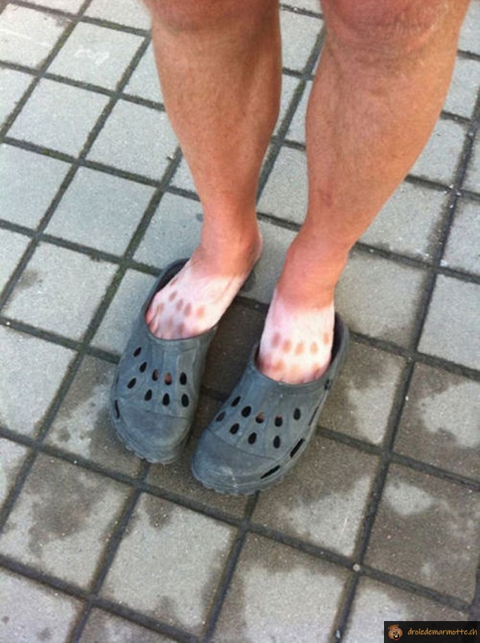 L'été et les crocs