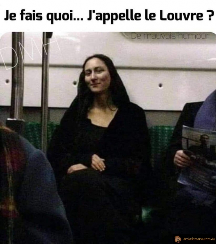 La Joconde dans le métro