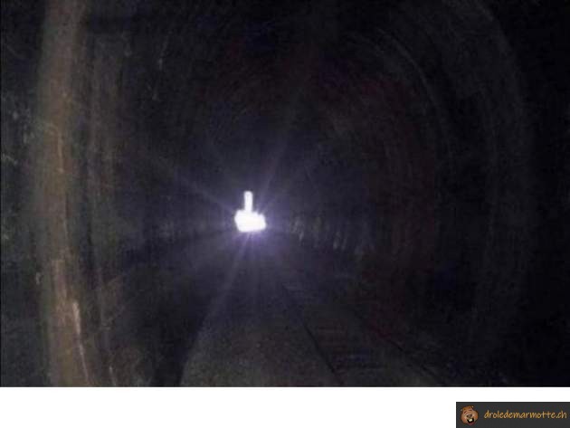 La lumière au bout du tunnel