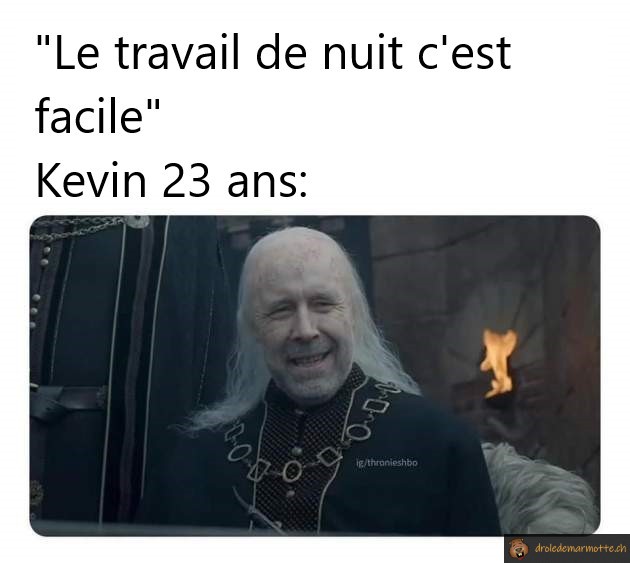 Le travail de nuit c'est facile