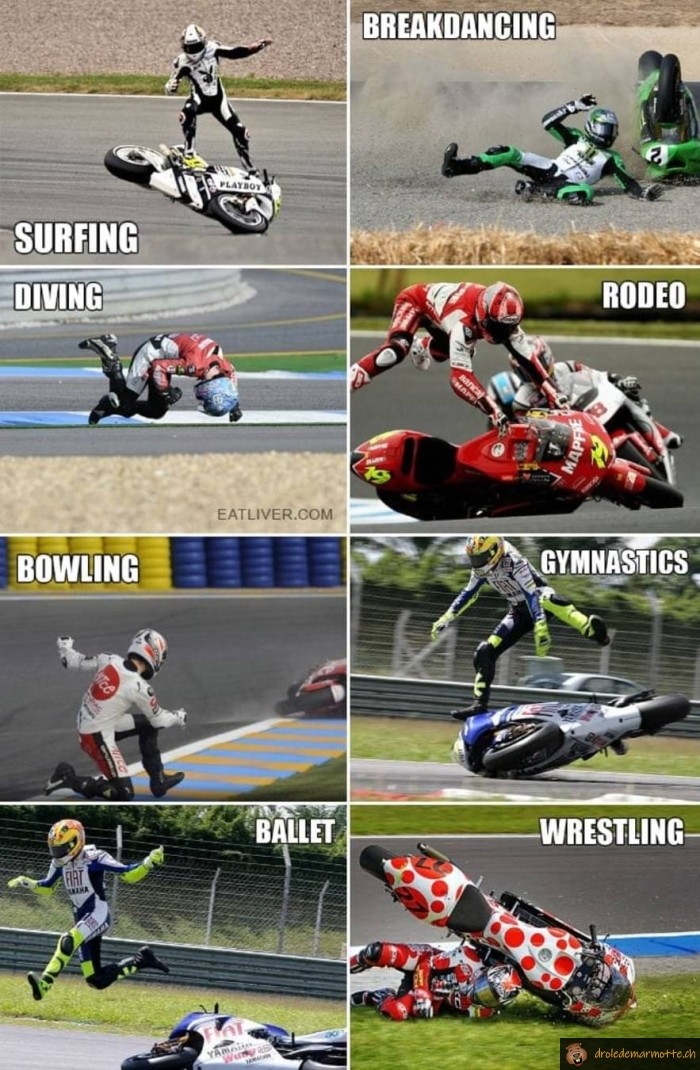 Les figures à moto