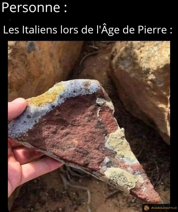 Les italiens à l'age de pierre