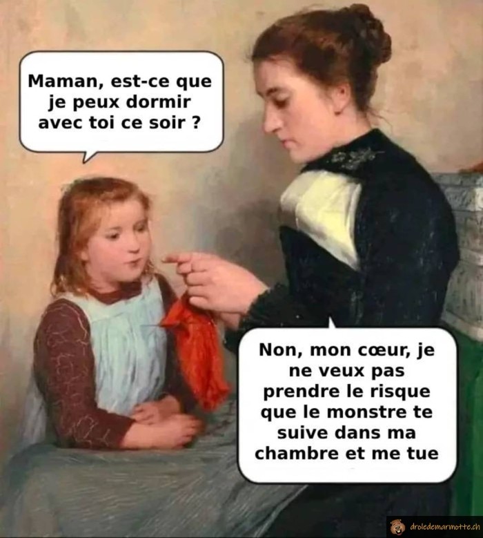 Maman dormir avec toi