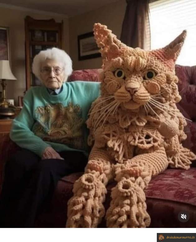 Mamie s'emmerde et veut un chat