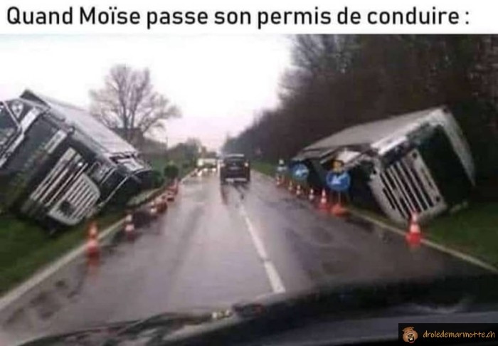 Moïse permis camion