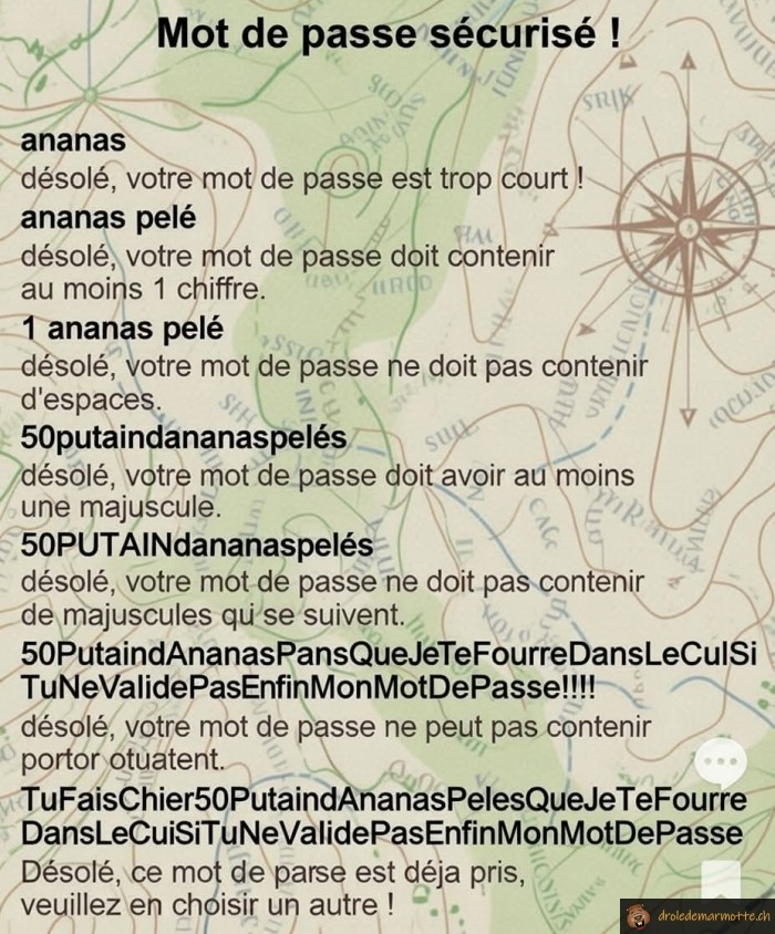 Mot de passe sécurisé