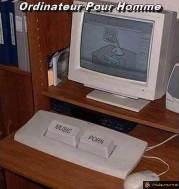 Ordinateur pour homme
