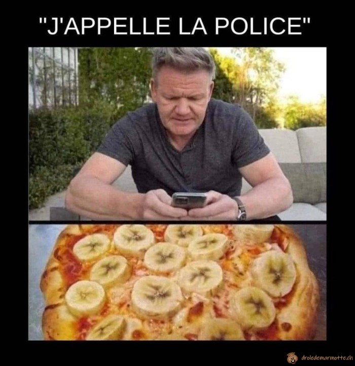 Pizza banane