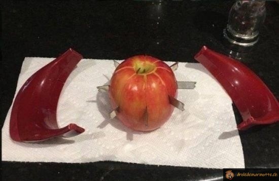 Pomme en acier